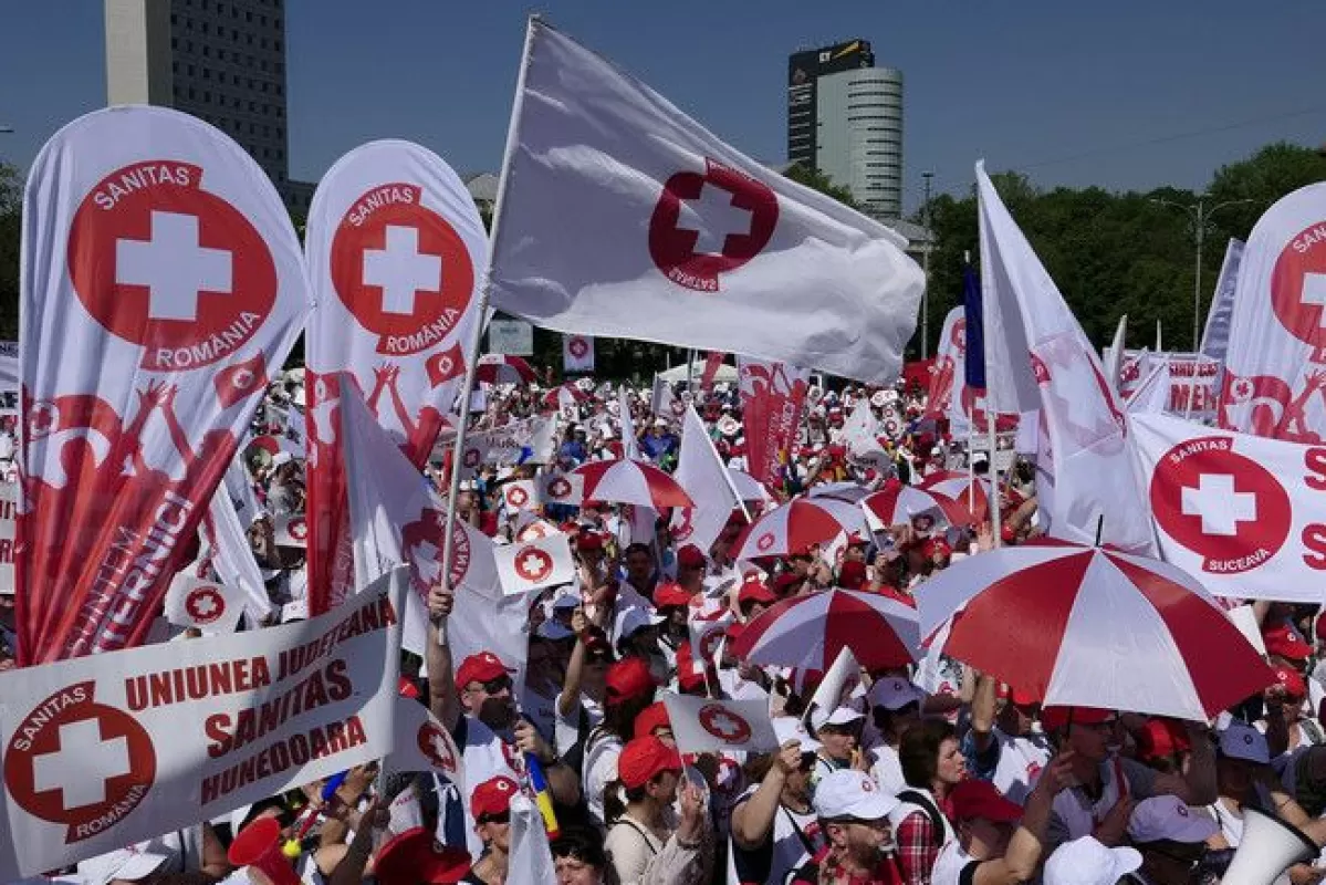 Object Name: ROMANIA HEALTH UNION PROTEST