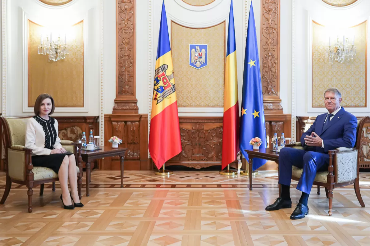 Primirea preşedintelui Republicii Moldova, Maia Sandu, la Palatul Cotroceni