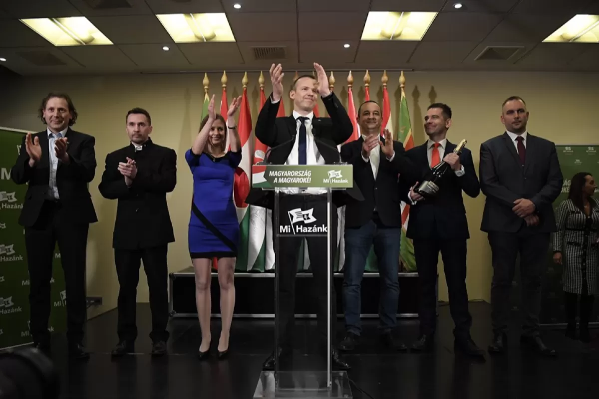 opposition Our Homeland Movement press conference