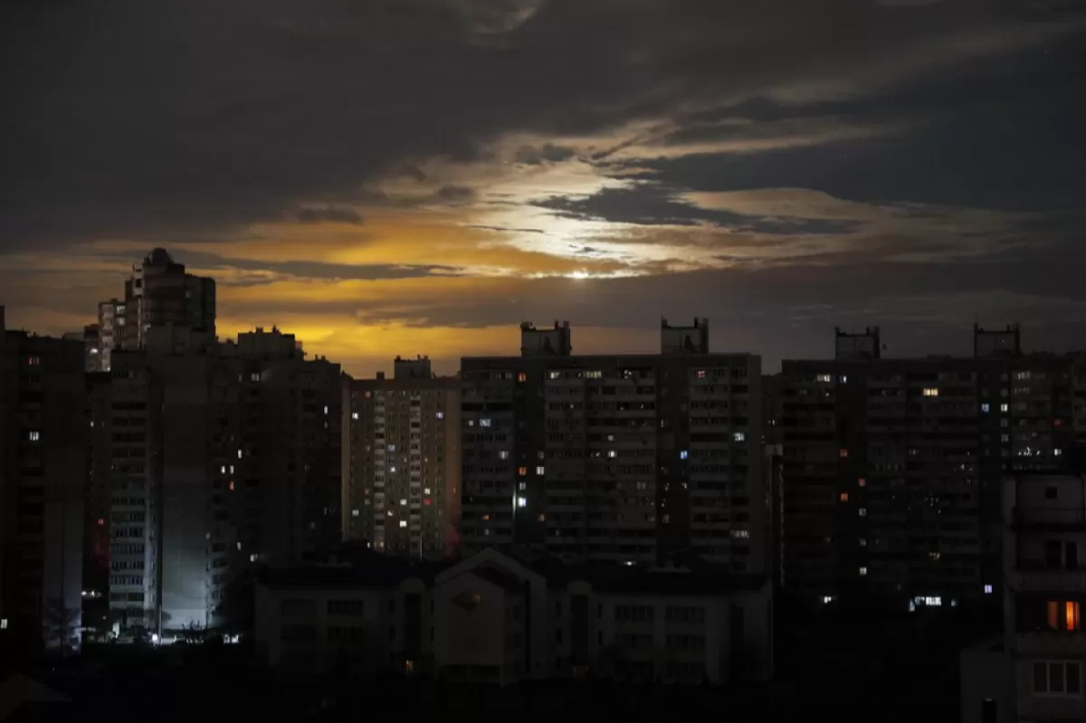 Power outages in the Ukrainian capital Kyiv