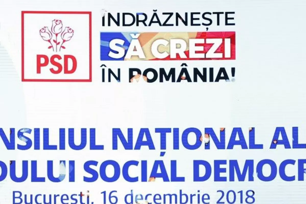 Romania's ruling party PSD'S National Council conference