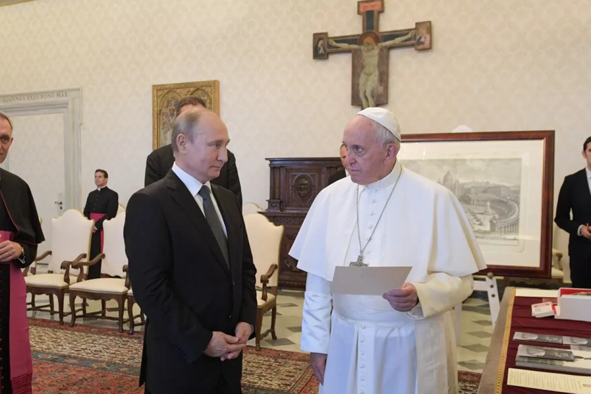 Russian President Vladimir Putin visits Italy and the Vatican