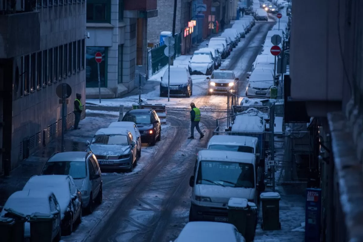 Snow in Hungary