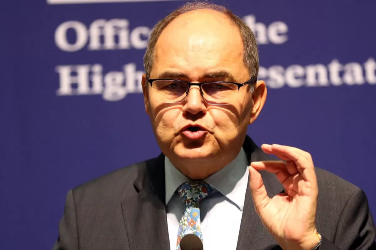 High Representative in BiH Christian Schmidt press conference