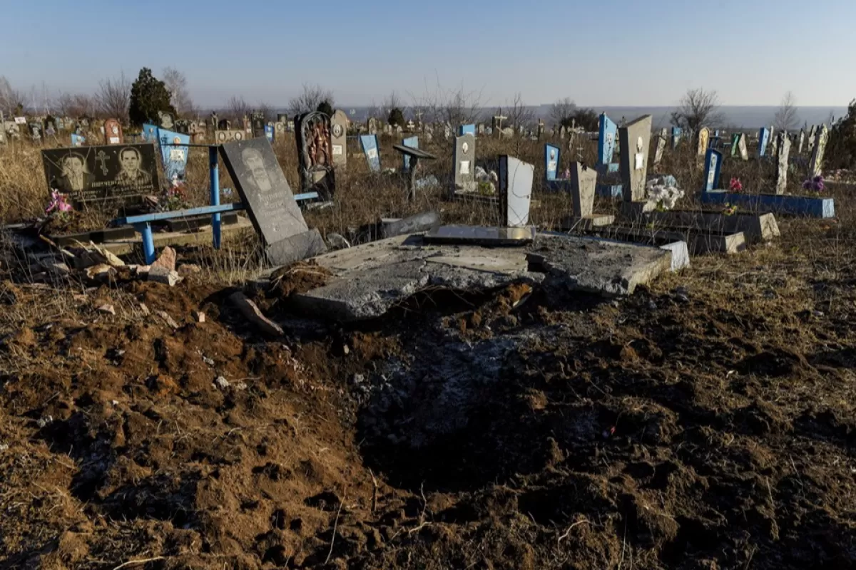 Civilians' daily life in the fronline town Bakhmut