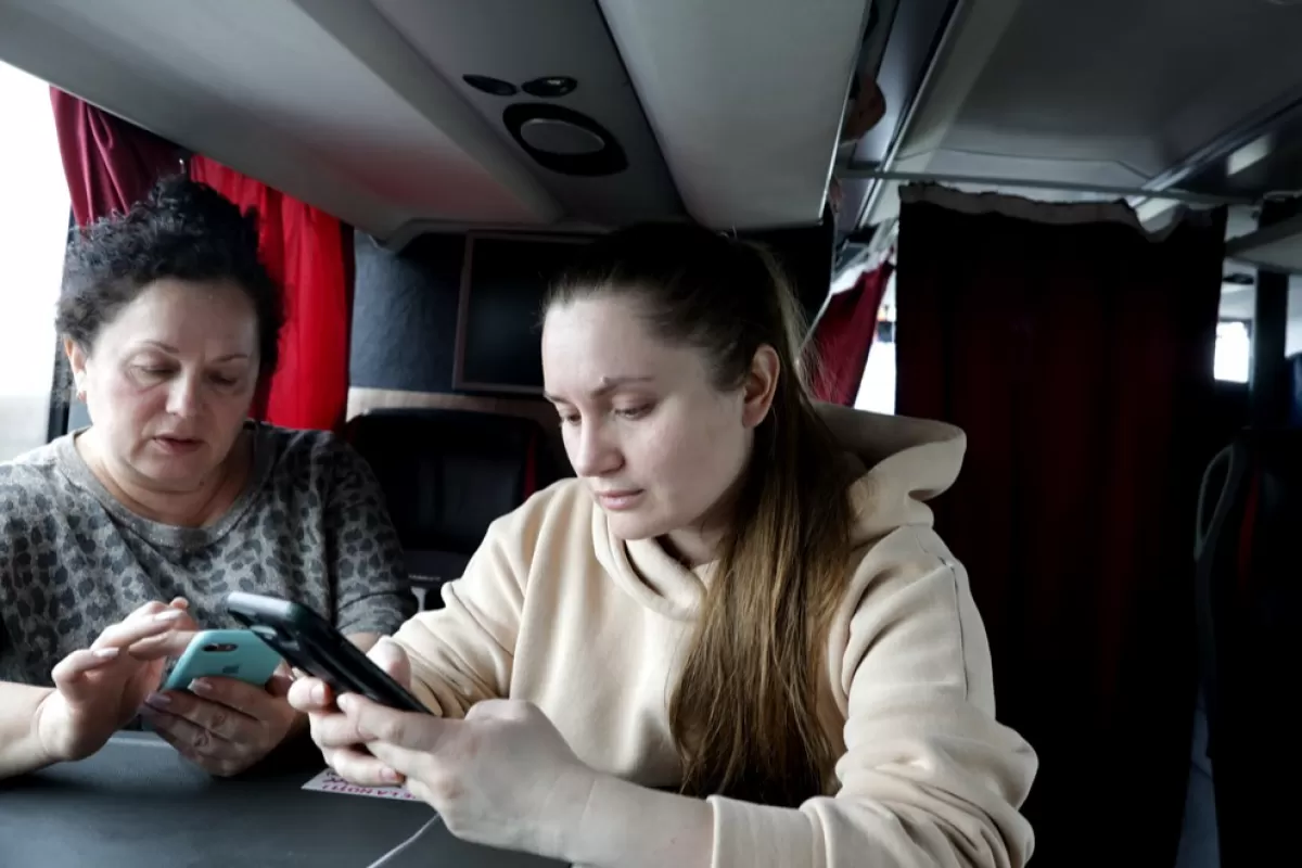 Ukrainian refugees road to safety in Germany