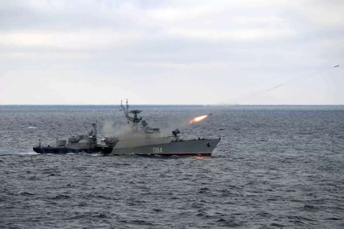 Joint exercise of the Northern and Black Sea fleets in the Black Sea