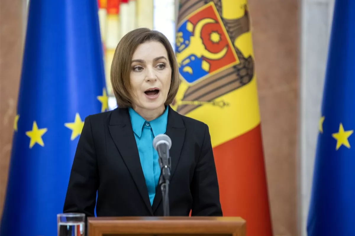 Moldova's president delivers remarks about national security