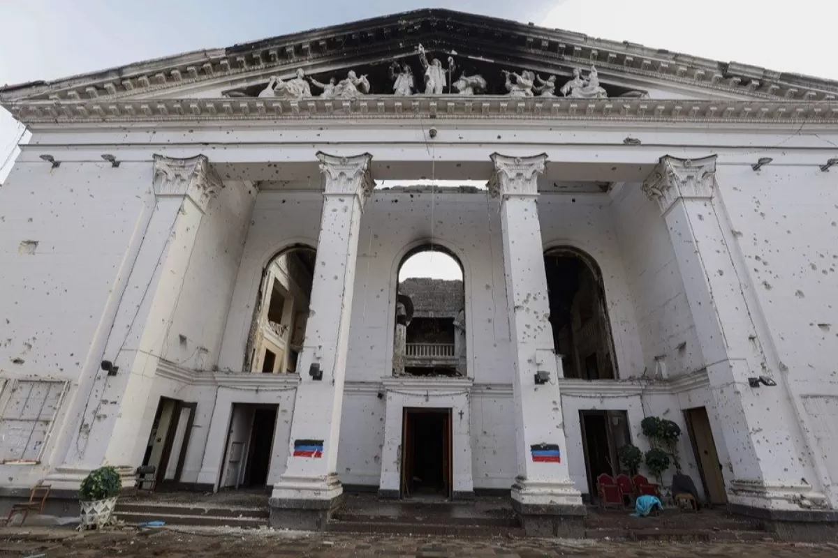 Destroyed Mariupol theater scheduled to be restored within three years