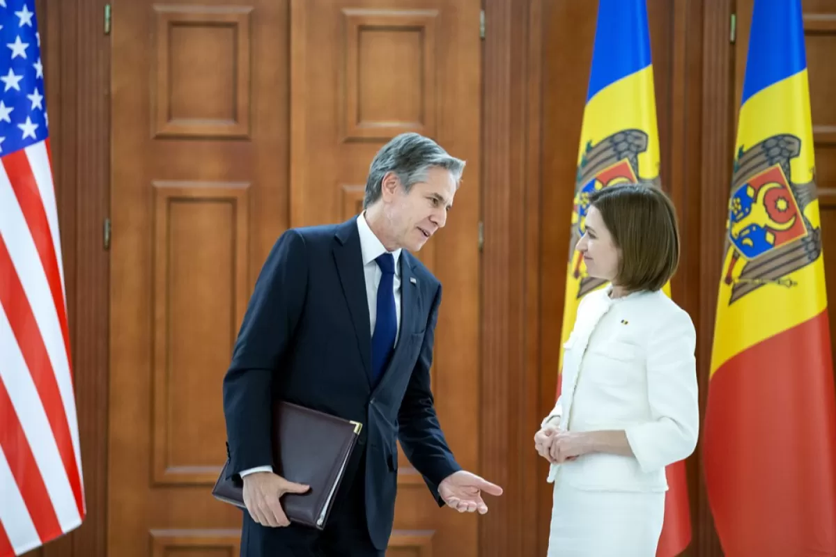 US Secretary of State Antony Blinken visits Moldova
