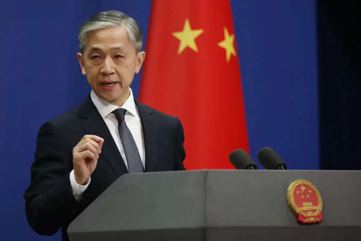 China Foreign Ministry spokesperson Wang Wenbin holds press conference in Beijing