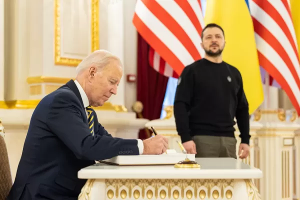 Președintele Statelor Unite, Joe Biden, e la Kiev