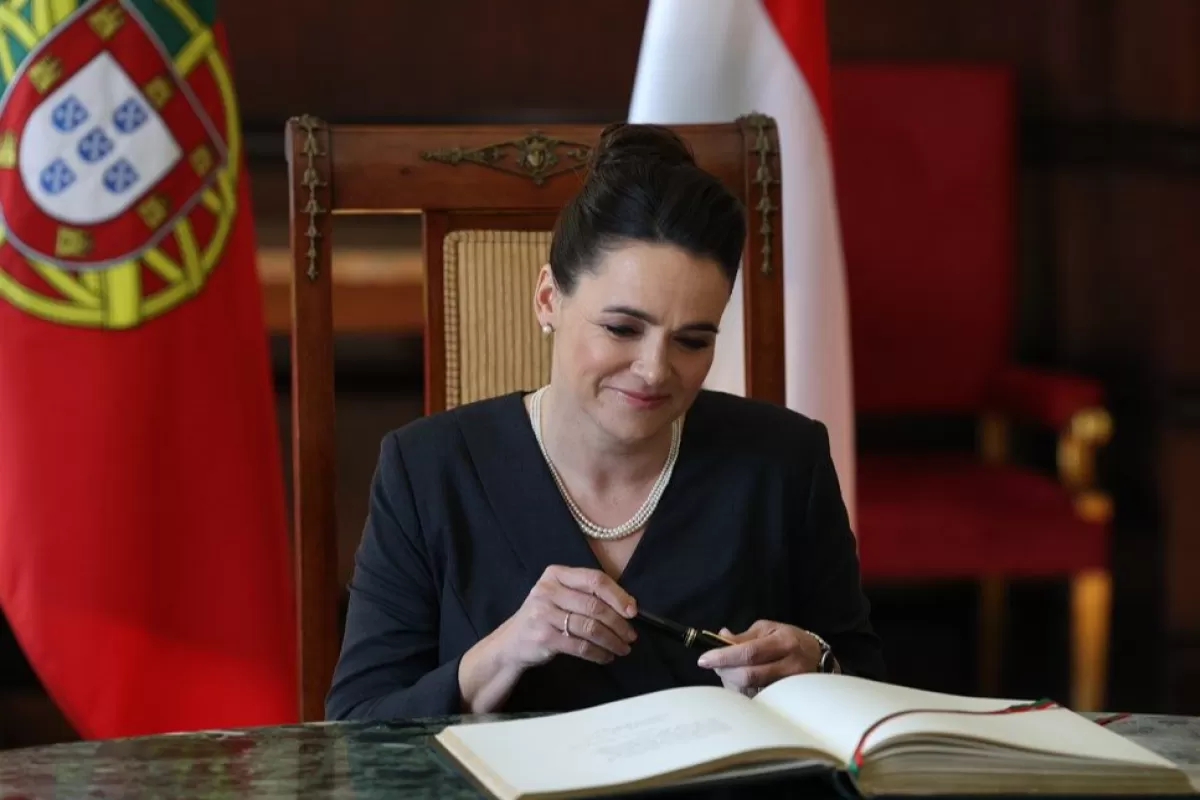 Hungary's president visits Portugal