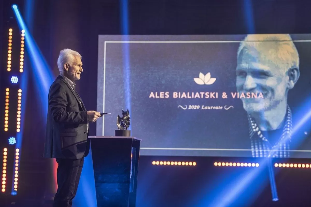 Ales Belyatsky of Visana Organization awarded 2022 Nobel Peace Prize