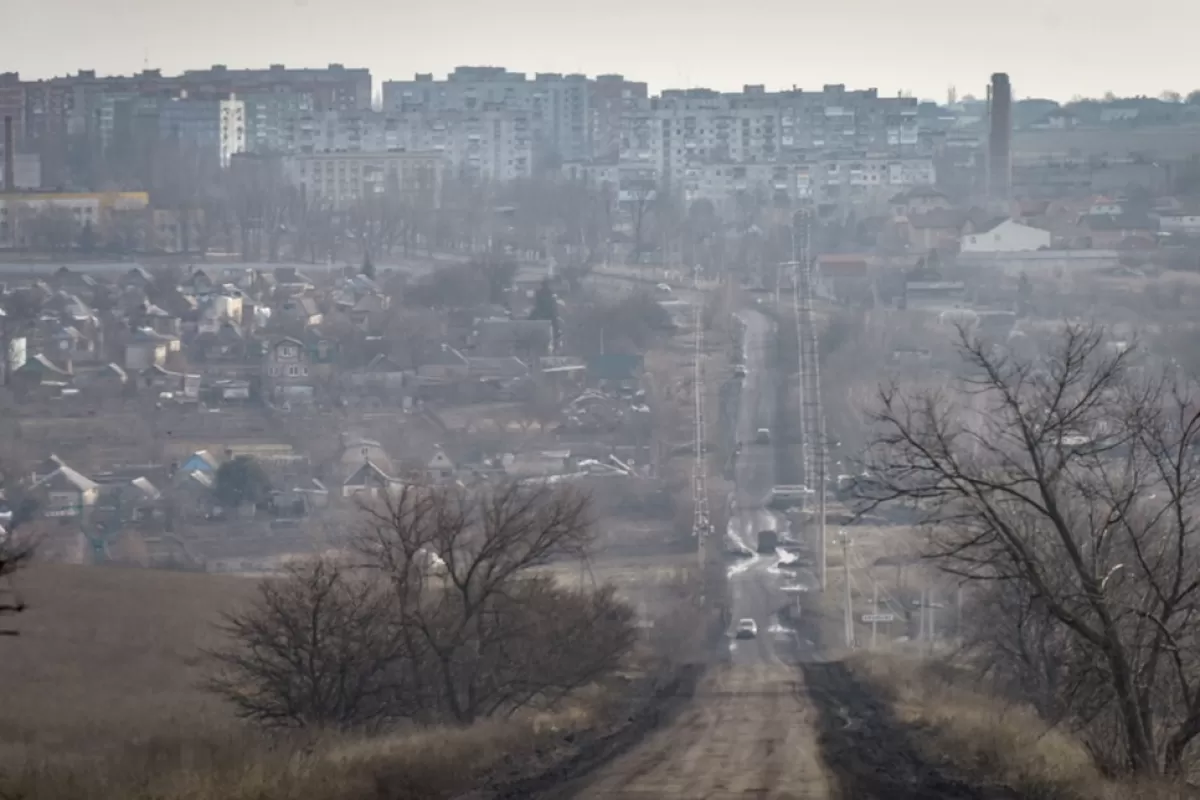 Daily life in frontline town of Bakhmut