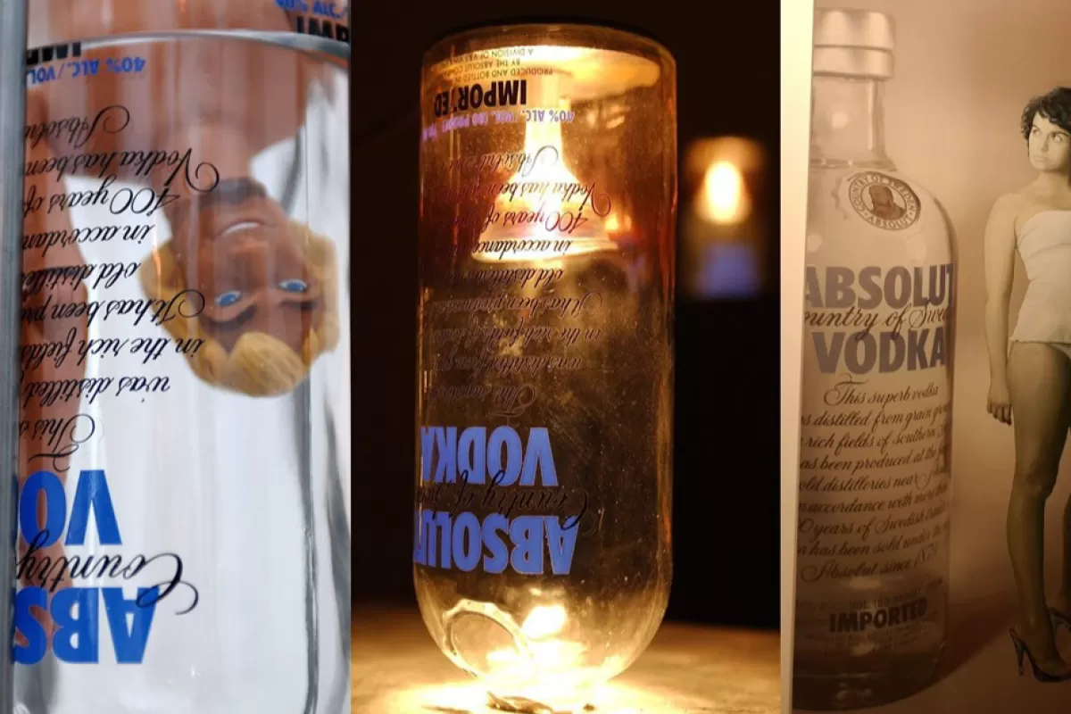 Using an Absolut vodka bottle as their inspiration, Peruvian artists created eight designs