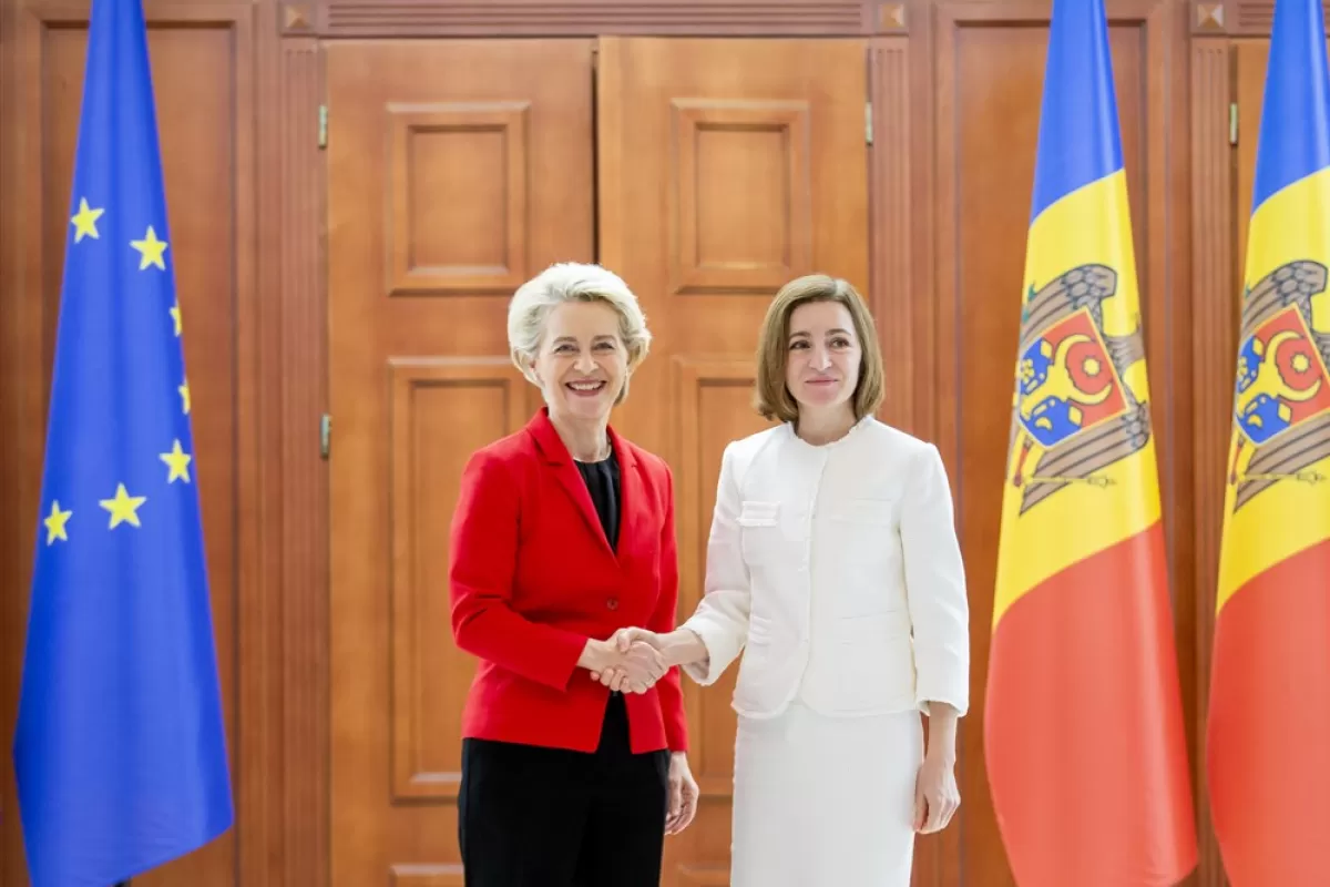 European Commission president visits Moldova