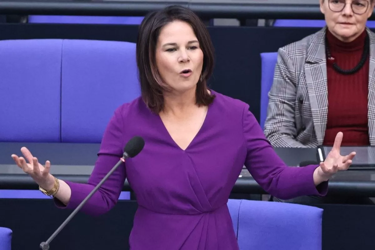 Question time at German parliament Bundestag