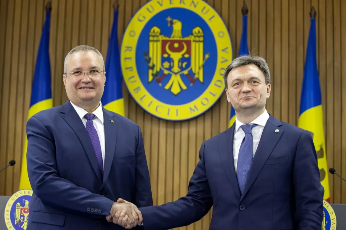 Moldova's Prime Minister Recean meets Romania's counterpart Ciuca in Chisinau