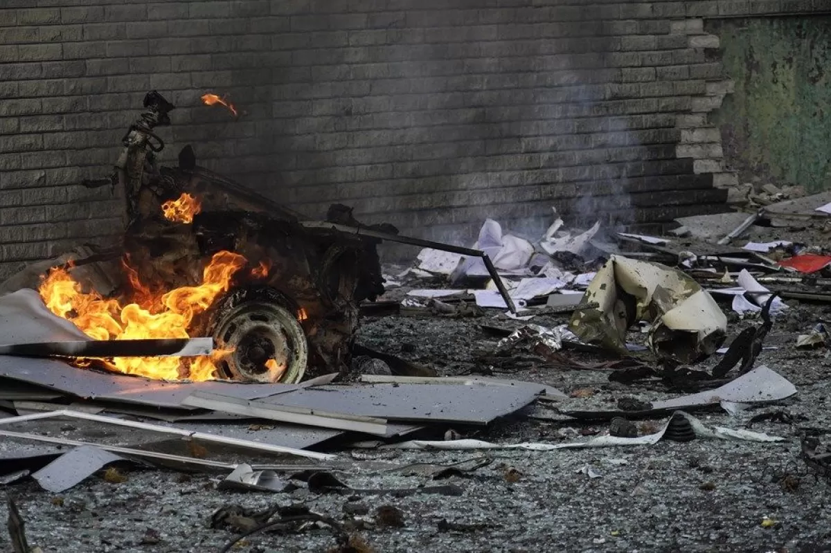 Car blast near ZaTV broadcaster building in Melitopol, Zaporizhzhia region