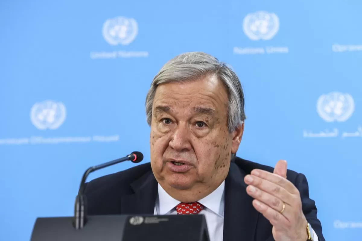 United Nations Secretary-General Antonio Guterres in Nairobi