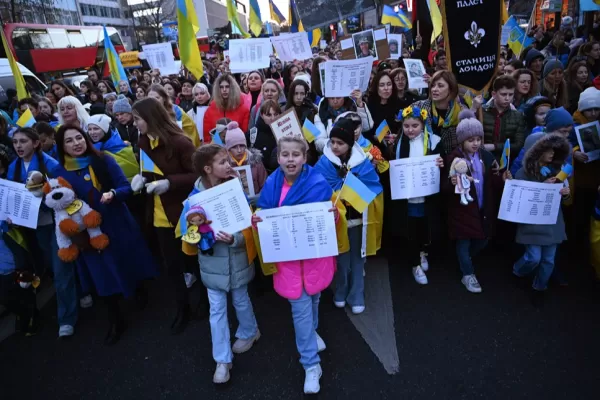 WAR PROPAGANDA: Ukrainian children are sold in the West