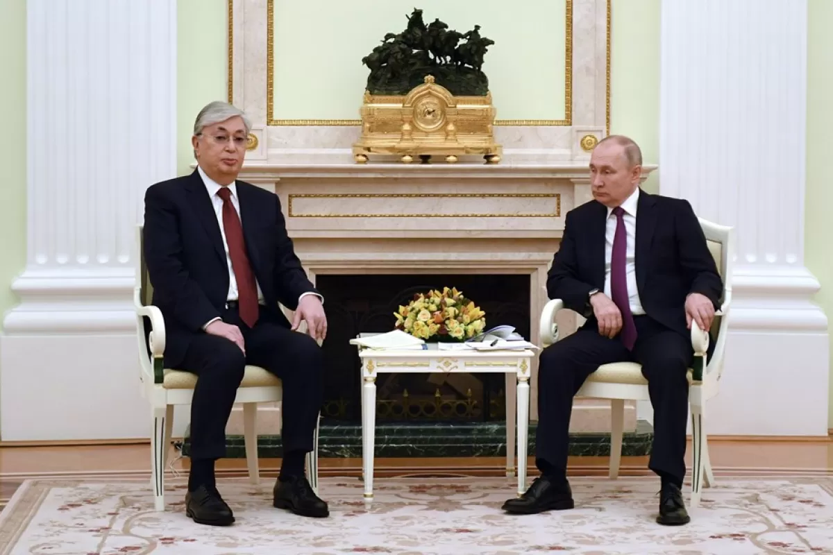 Kazakh President Kassym-Jomart Tokayev visits Russia