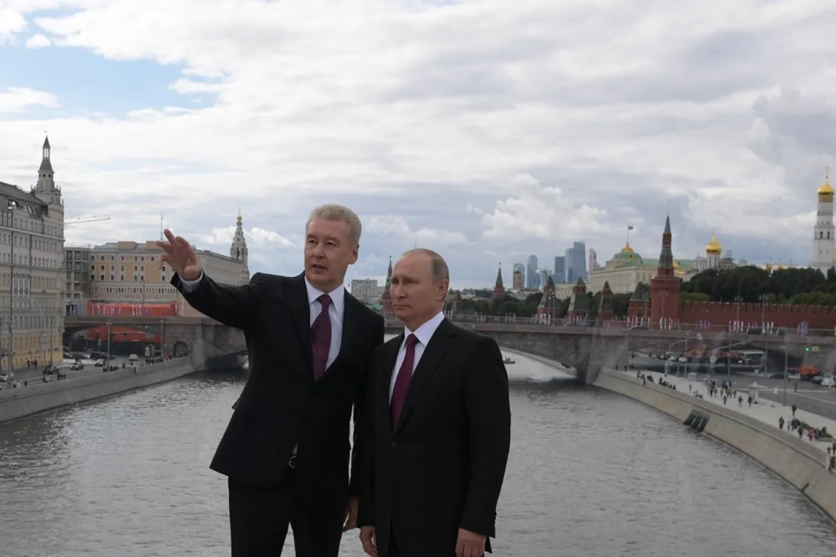 Russian President Putin attends City Day opening ceremony in the Red Square