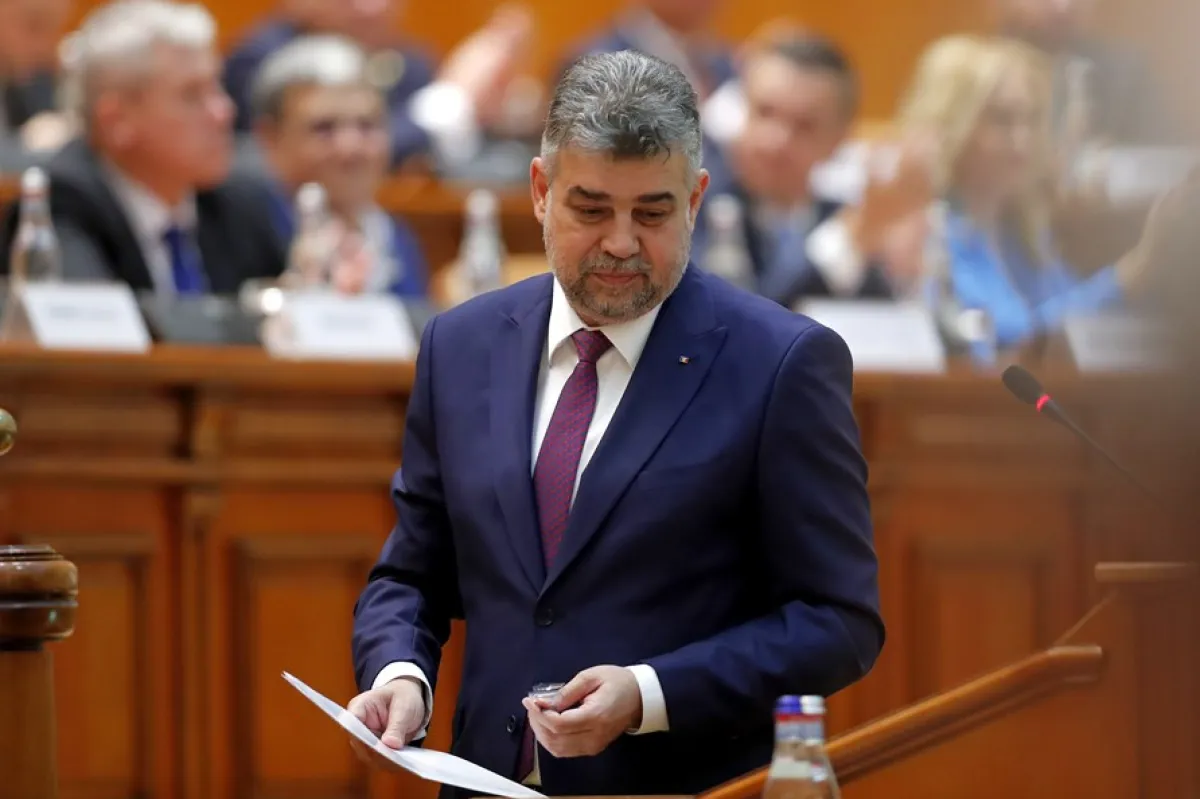 Parliament holds confidence vote for Romania's Prime Minister-designate and his cabinet