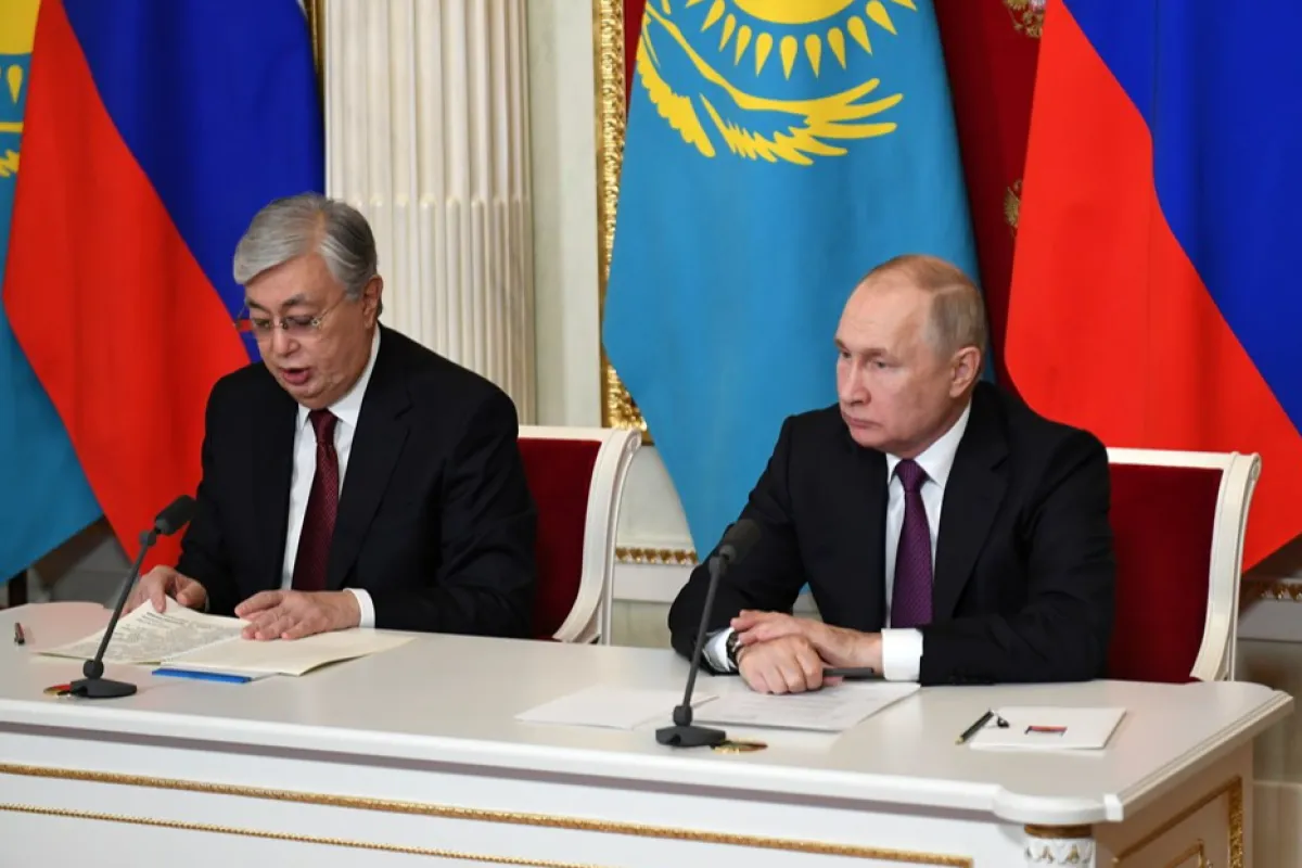 Kazakh President Kassym-Jomart Tokayev visits Russia