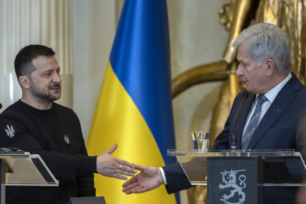Ukrainian President Zelensky visits Finland