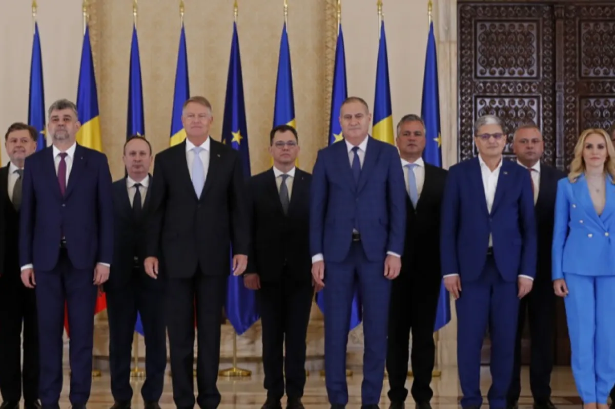 Romania's new prime minister sworn in Bucharest