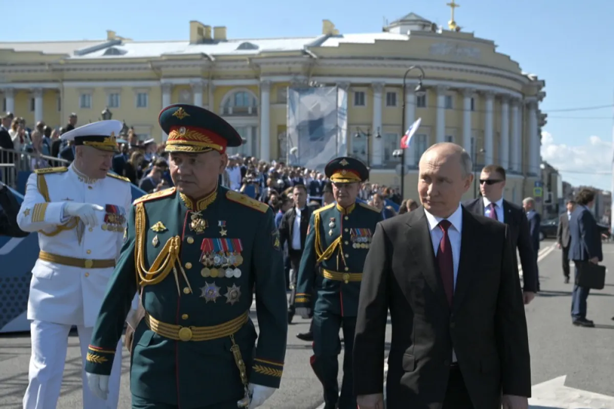 Russian Navy Day celebrations in St. Petersburg