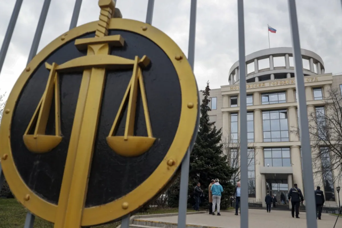A court hearing on U.S. journalist at The Wall Street Journal Evan Gershkovich in Moscow