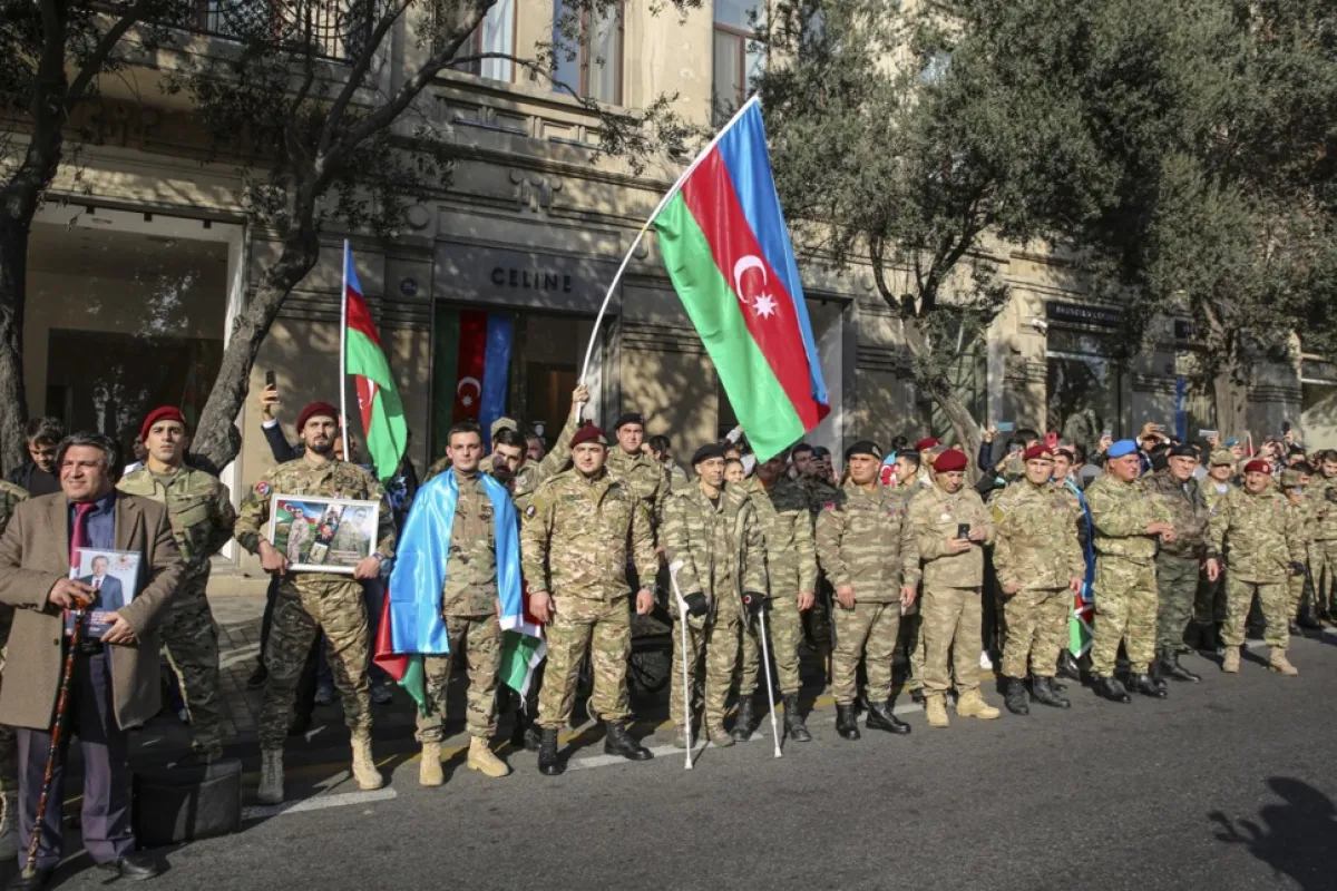 Commemorative march in Baku on anniversary of the end of the Second Karabakh War