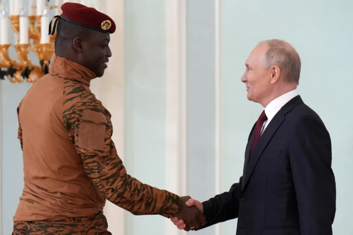 Burkina Faso's Interim President Captain Ibrahim Traore visits Russia