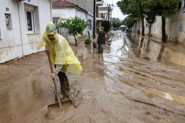O nouă furtună devastatoare a lovit centrul Greciei