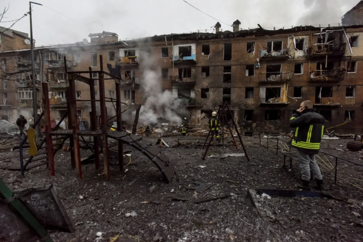 At least four killed after Russian rocket hit residential building in Vyshhorod, Kyiv suburb