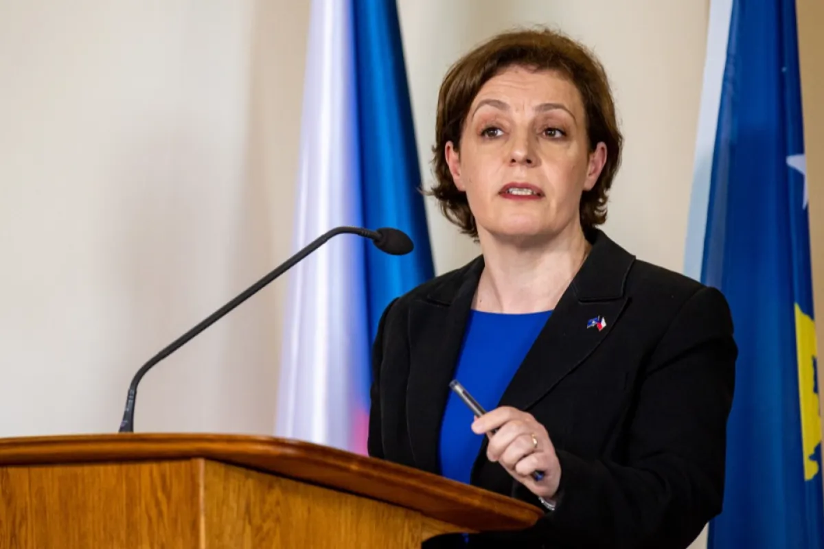 Kosovo's Foreign Minister Gervalla-Schwarz visits Prague