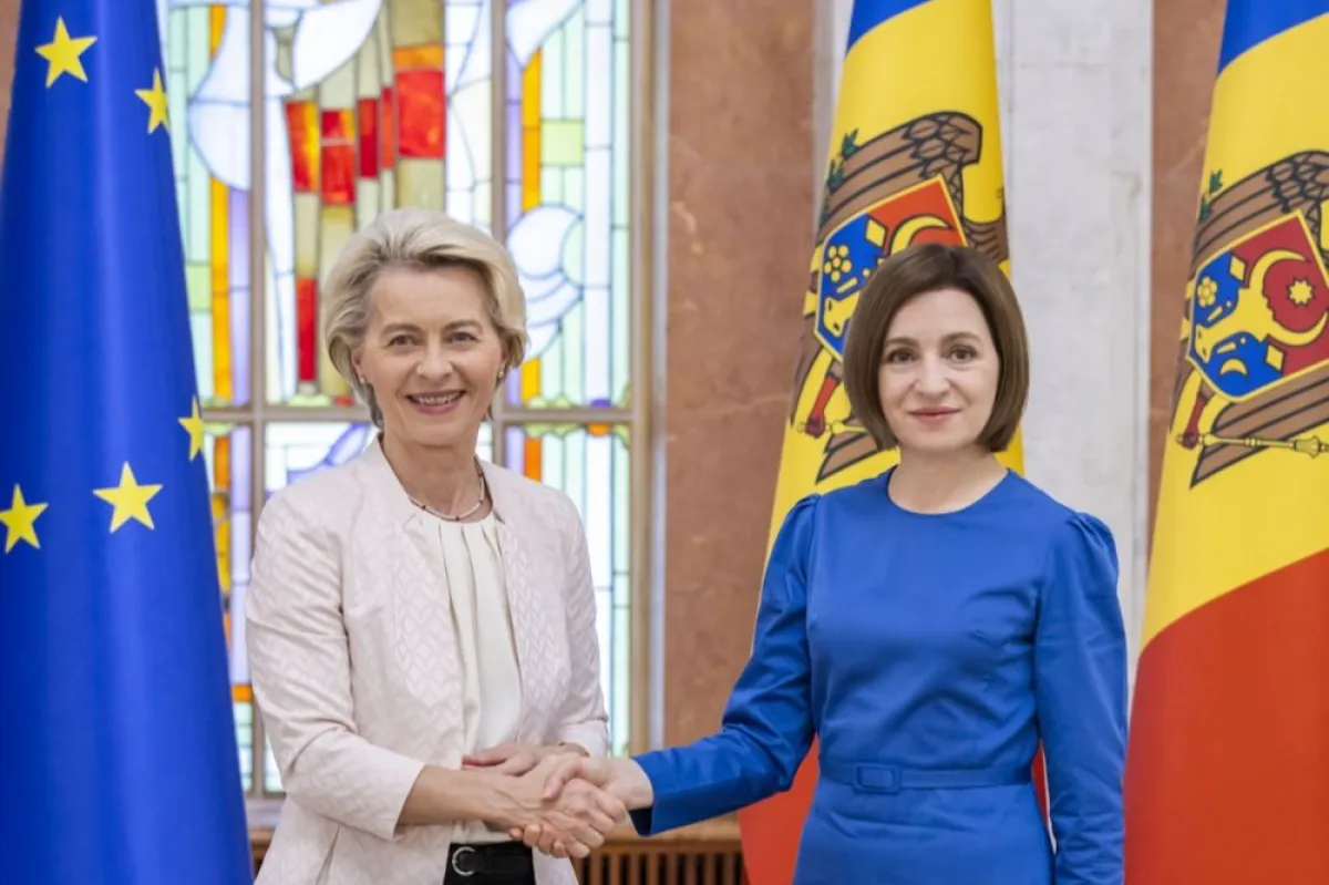 European Commission President Ursula von der Leyen visits Moldova