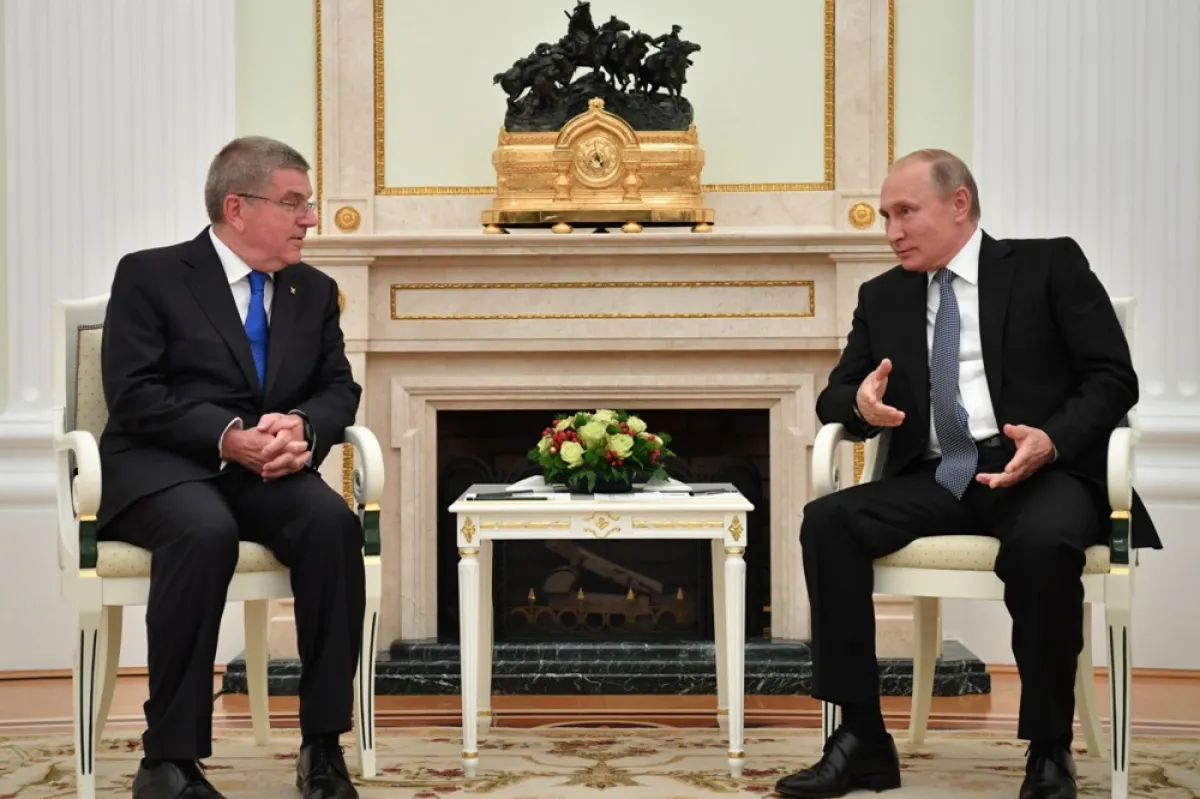 IOC President Thomas Bach visits Moscow