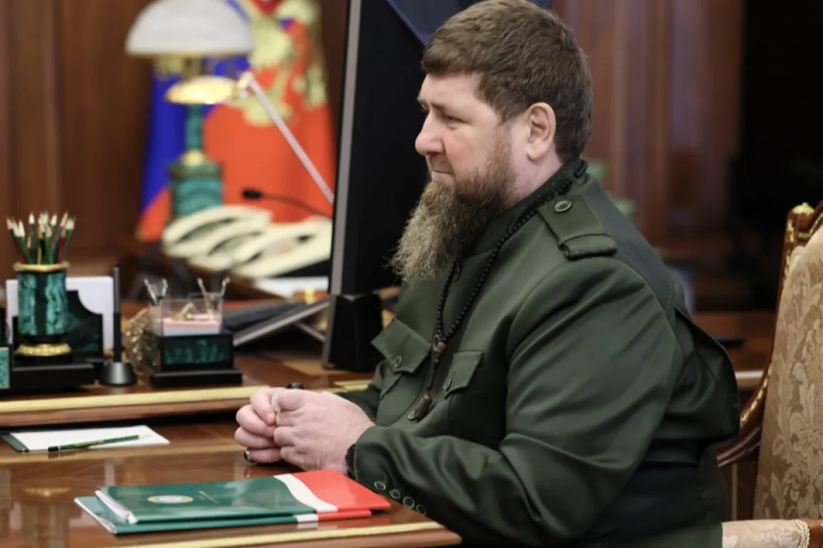 Russian President Putin meets with Chechen leader Kadyrov in Moscow