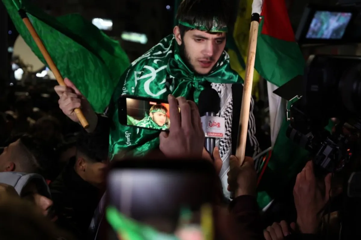 Palestinian prisoners released by Israel arrive in Ramallah