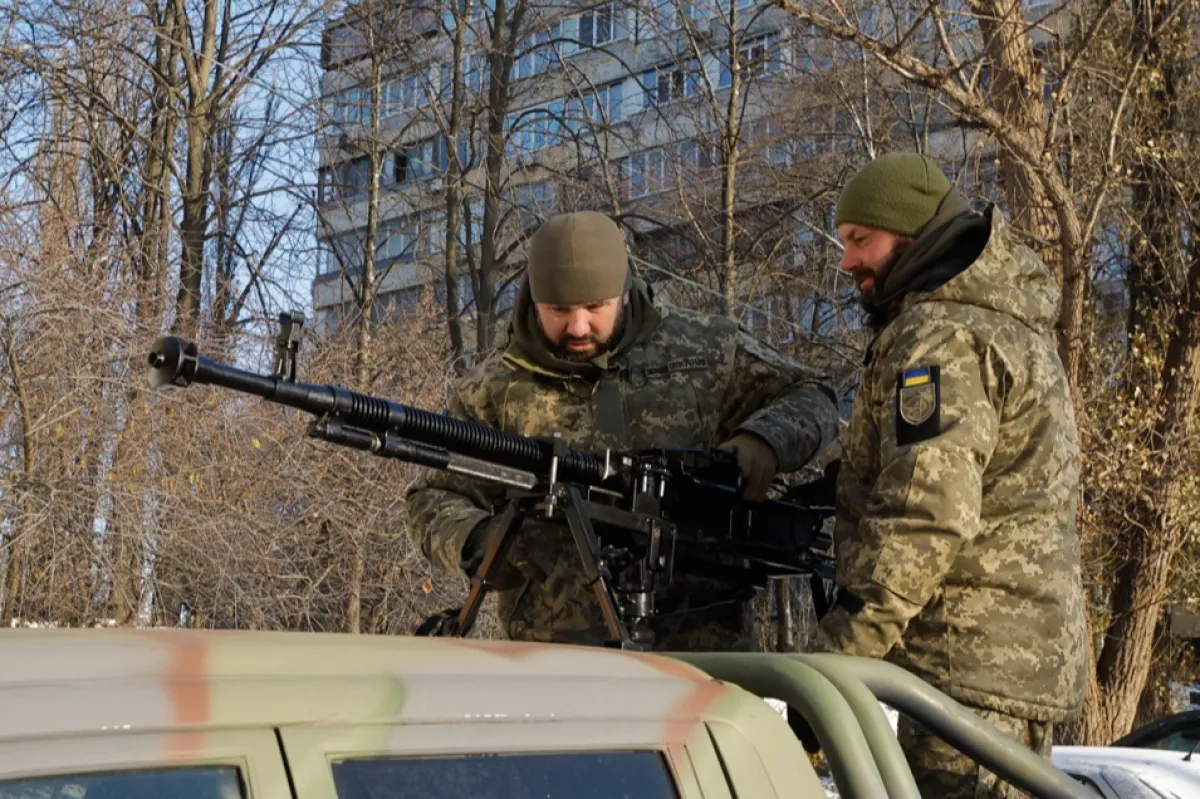 Kyiv unveils mural dedicated to Ukrainian air defense forces and energy workers