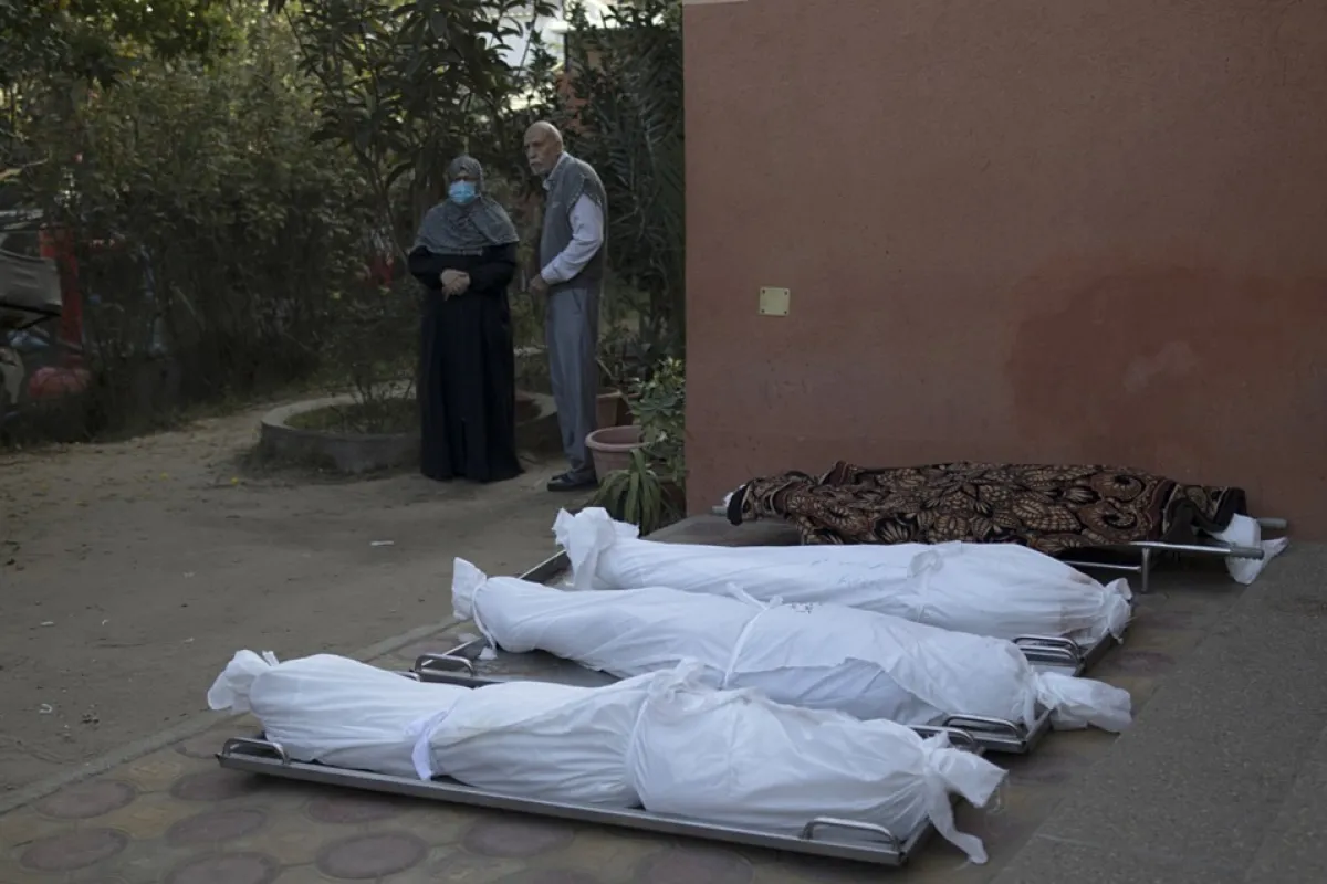 Palestinians mourn their dead as Israel continues to strike on Gaza