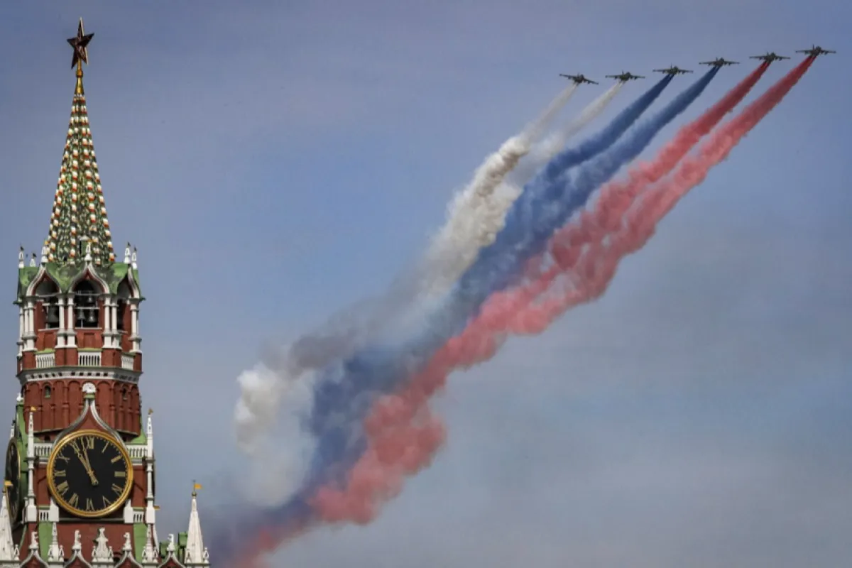 General rehearsal for Victory Day parade in Moscow
