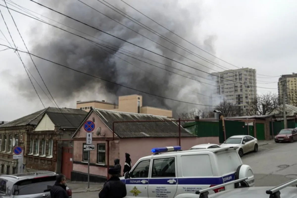 Fire at Russian FSB building in Rostov-on-Don