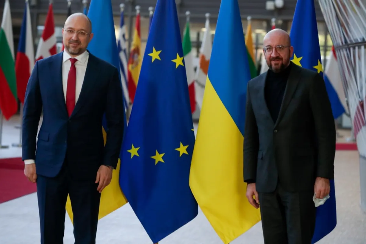 Prime Minister of Ukraine Denys Shmyhal in Brussels
