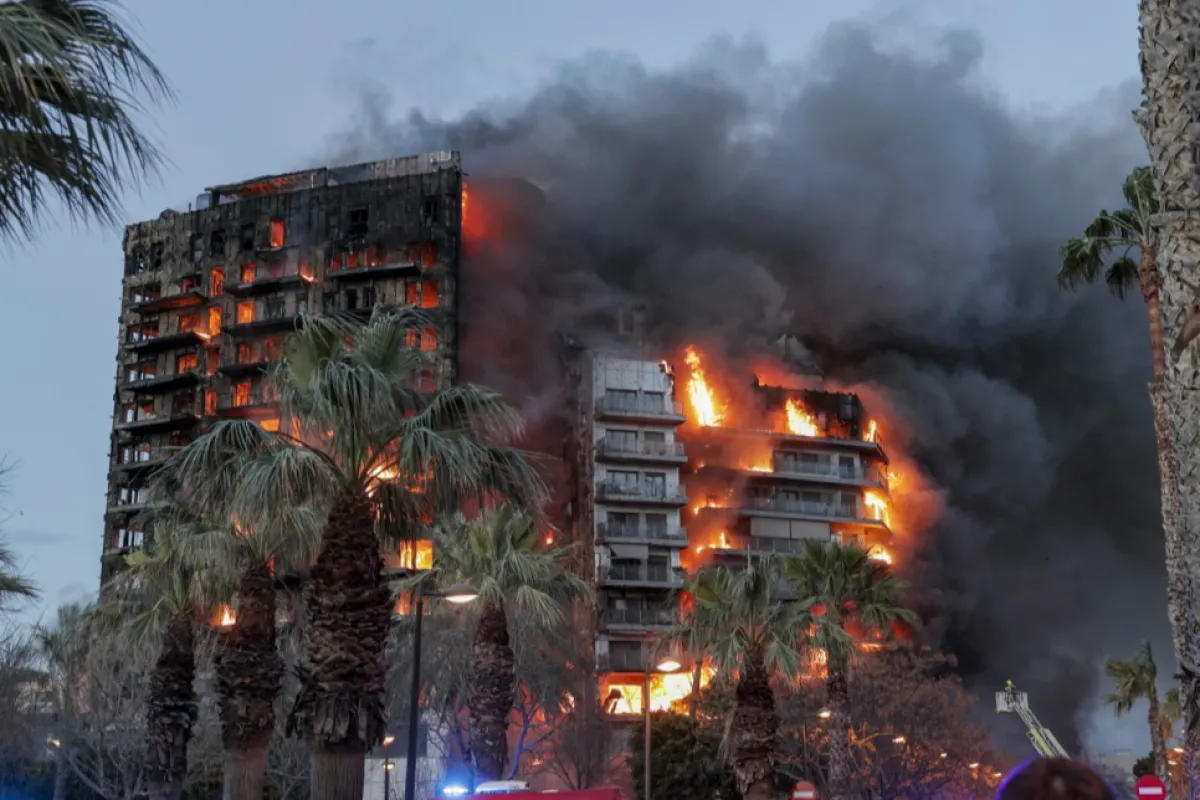 incendiu Valencia