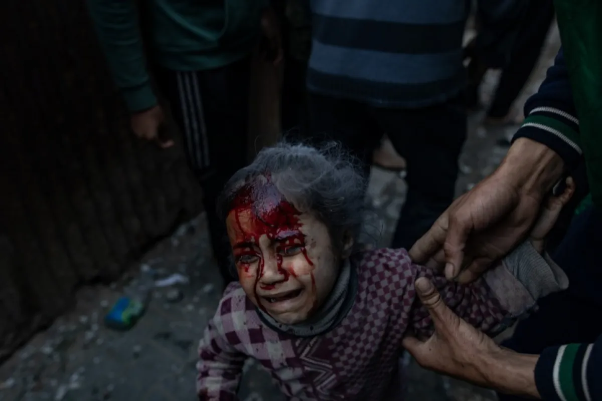 Israeli air strike in Deir al-Balah